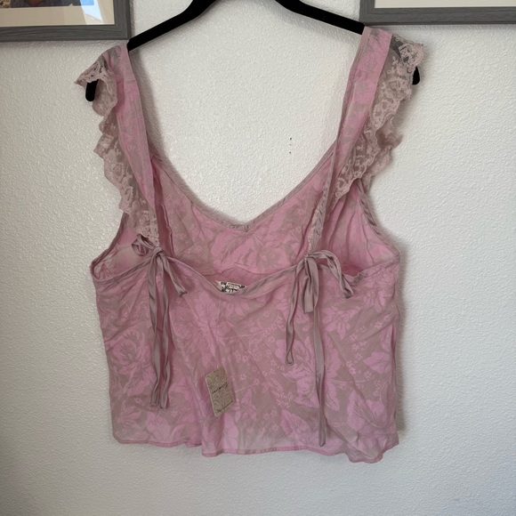 NWT Free People Making Me Blush Cami in Orchid Combo Size Large - Picture 5 of 11